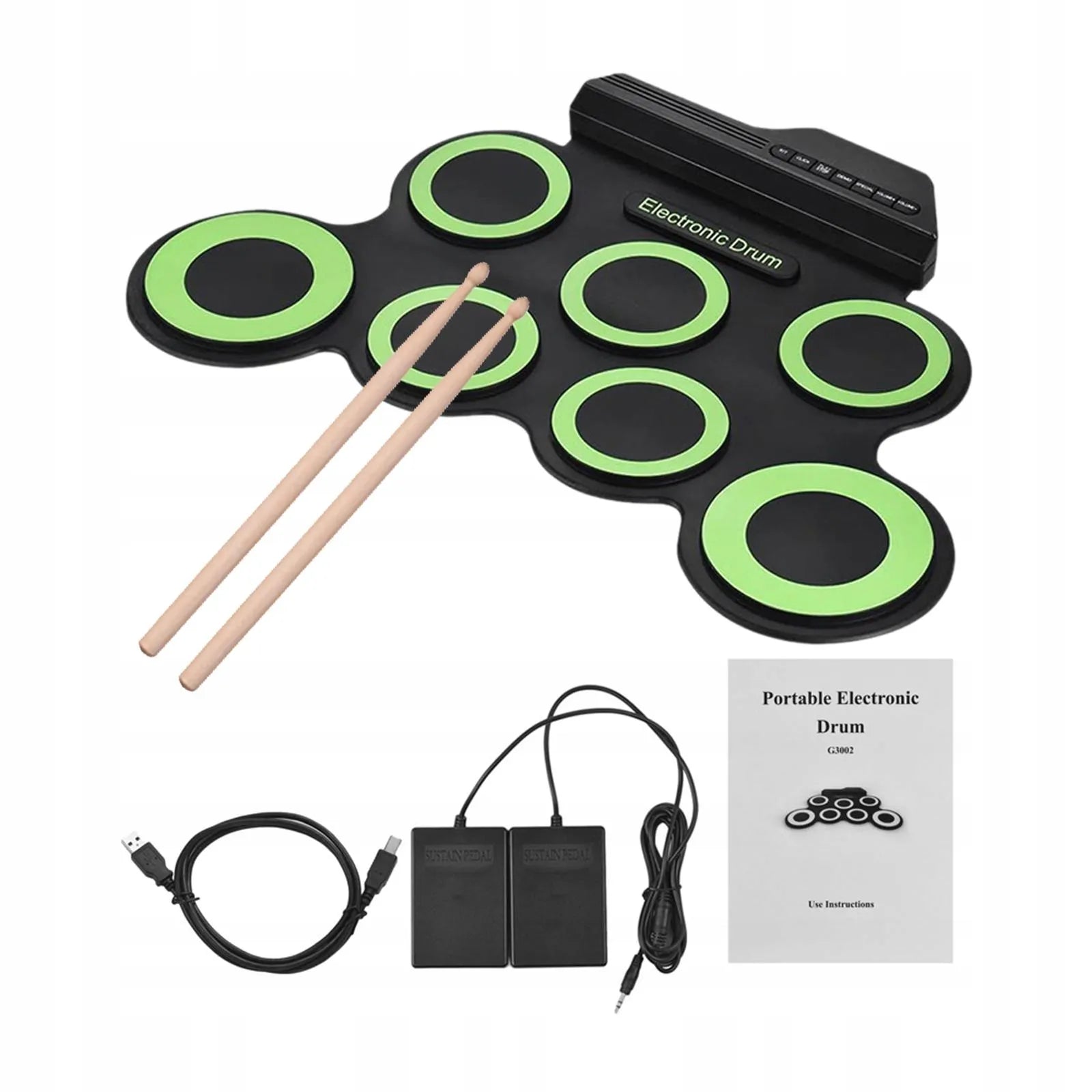 DNA ROLL UP DRUM PAD vyniojami elektroniniai būgnai