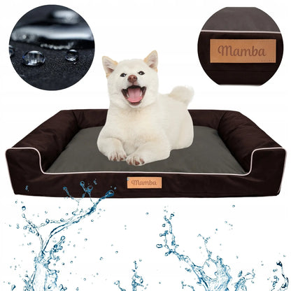 DOGESTE XL šunų guolis – vandeniui atspari sofa su NEMOKAMU graviravimu 100x65 cm