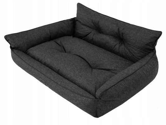 Doggy Joker XXXL šunų guolis – vandeniui atsparus gultas, 132x106cm, juodas