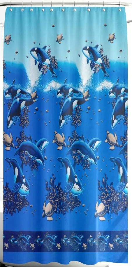 „DOWIKA HOME LINE“ stora medžiaginė dušo užuolaida 180 × 180 cm, ZP06