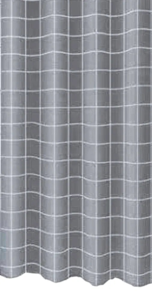 DOWIKA HOME LINE stora poliesterio dušo užuolaida 180 × 180 cm, su 12 žiedų, ZP13