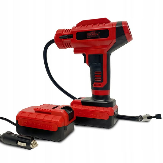 Dragon Winch automobilinis kompresorius 12V akumuliatorinė pompa su LED