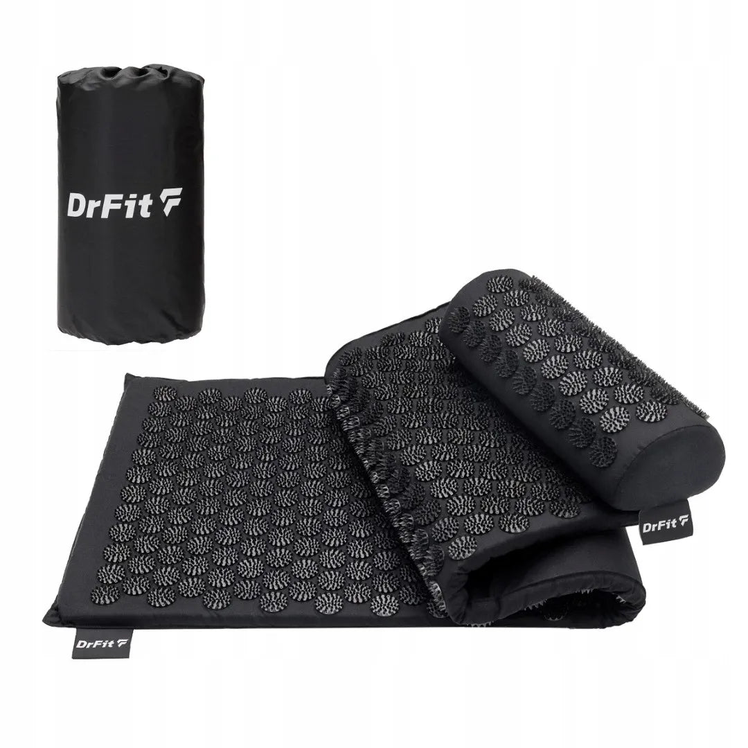 DrFit ilgas akupresūros kilimėlis su spygliais ir pagalvėle XXL