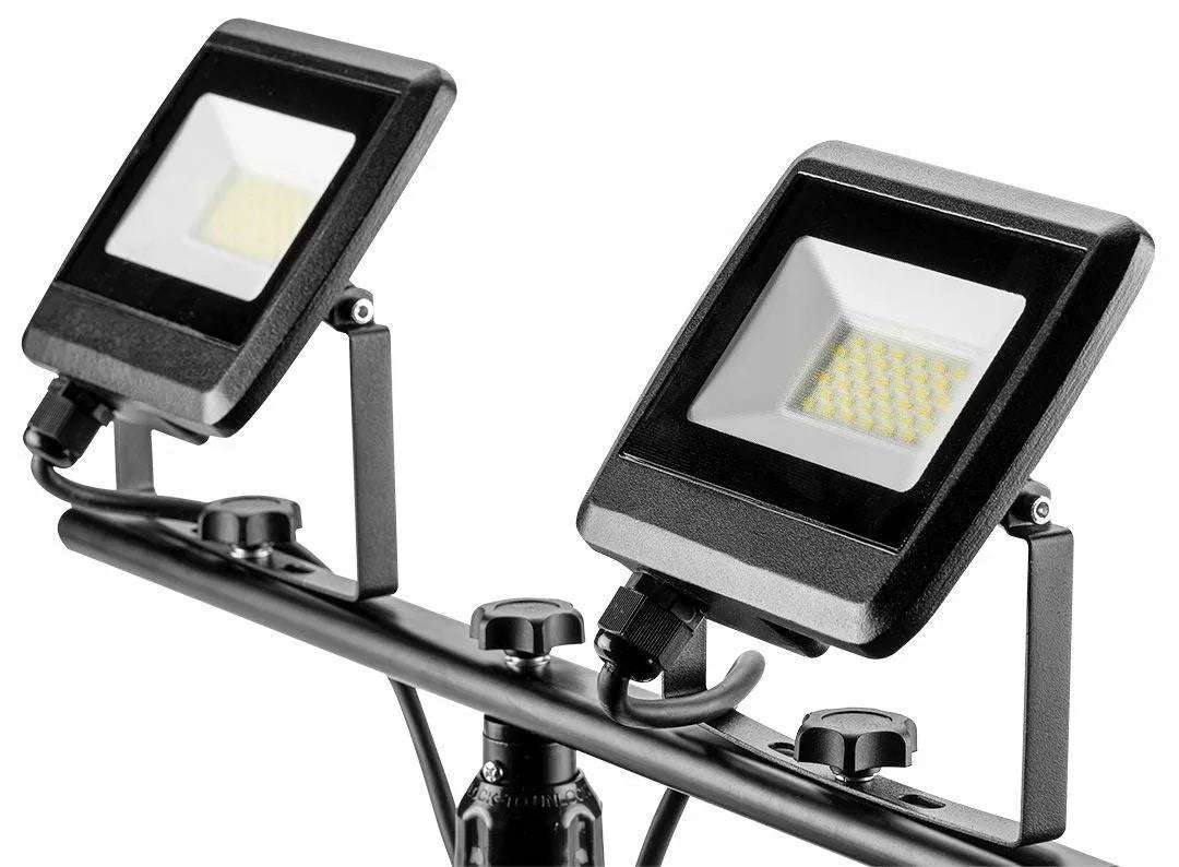 Dvigubas „NEO Tools“ prožektorius 2x30W SMD LED 5400lm