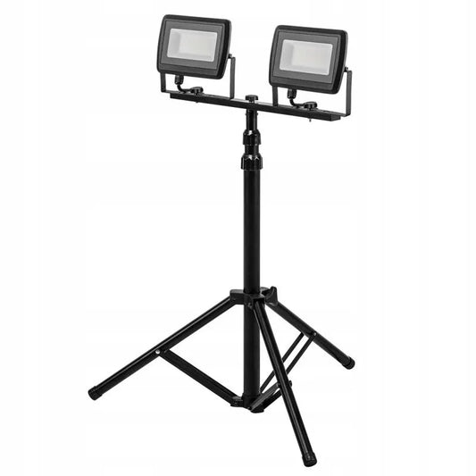 Dvigubas statyvinis prožektorius 2x50W SMD LED 9000lm 1.8m NEO 99-062