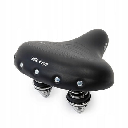 Dviračio balnelis Selle Royal Drifter Relaxed 90 laipsnių unisex gelinis RETRO