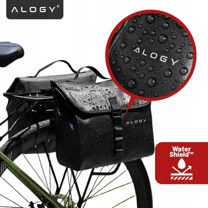 Dviračio krepšys ant bagažinės, vairo ar rėmo, talpus, 10 l, vandeniui atsparus