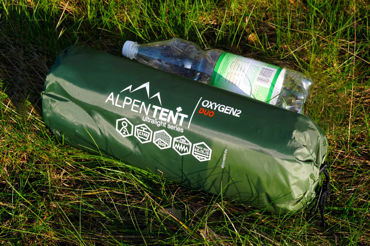 Dvivietė palapinė AlpenTent Oxygen 2 Duo 2,1 kg lengva