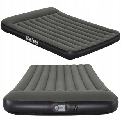 Dvivietis pripučiamas čiužinys su baterine pompa „Bestway TriTech“, 203 × 152 × 30 cm