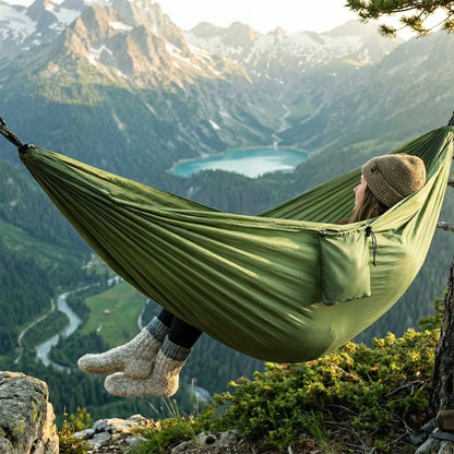 Dvivietis sodo ir kelionių hamakas, 260x145 cm – Vitolog