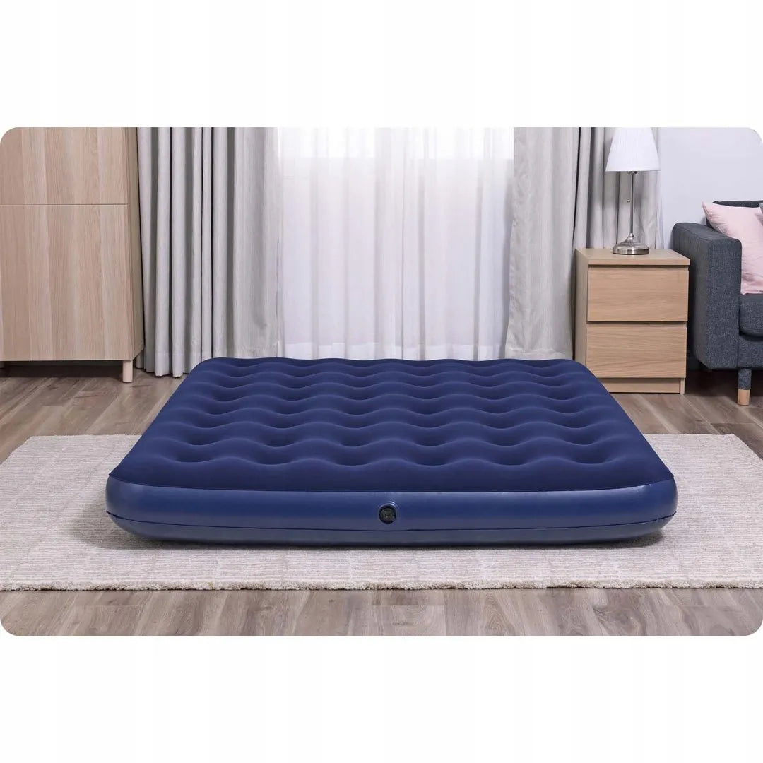 Dvivietis veliūrinis pripučiamas čiužinys „Bestway“ 203 × 152 × 22 cm