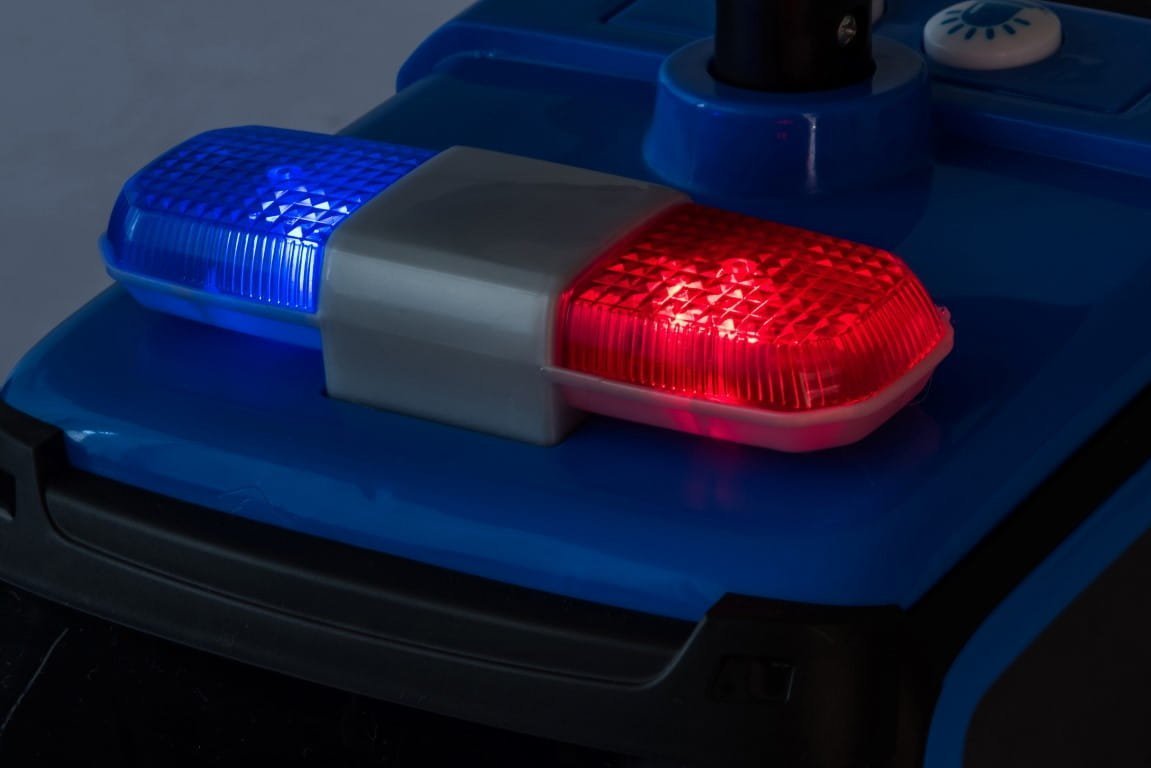 Vaikiškas policijos automobilis stumdukas vaikštynė Mercedes Antos berniukui