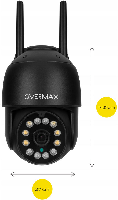 2x Lauko Pasukama Kamera LAN 12 LED Diodų IP66 WIFI FULL HD 4x Zoom 25s