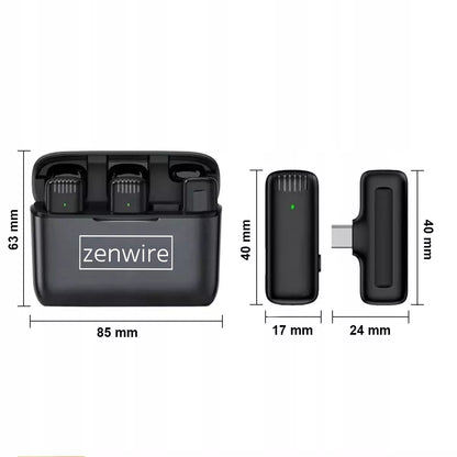 Belaidis Atlapinis Kondensatorinis Mikrofonas USB-C Bluetooth Telefonui