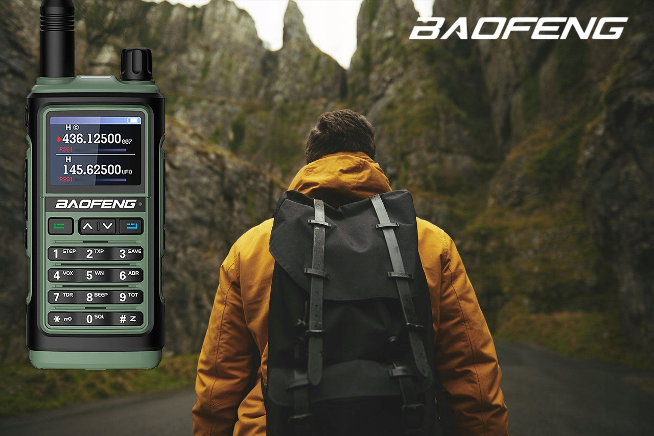 Radijo stotelė Baofeng UV-17E Walkie Talkie PMR VHF UHF USB-C