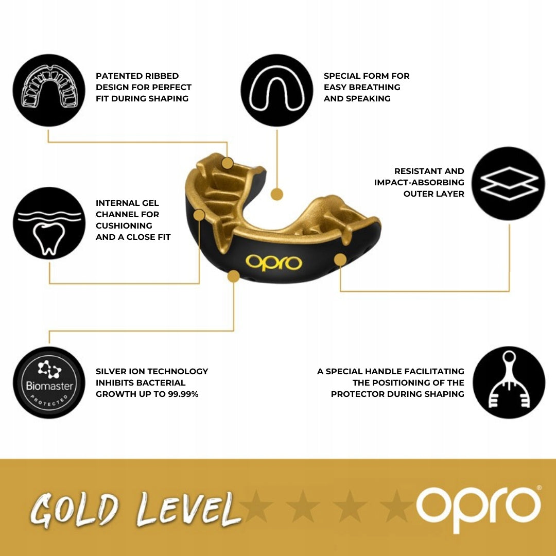 Opro Burnos apsauga Silver su dėžute GEN5 Baltas