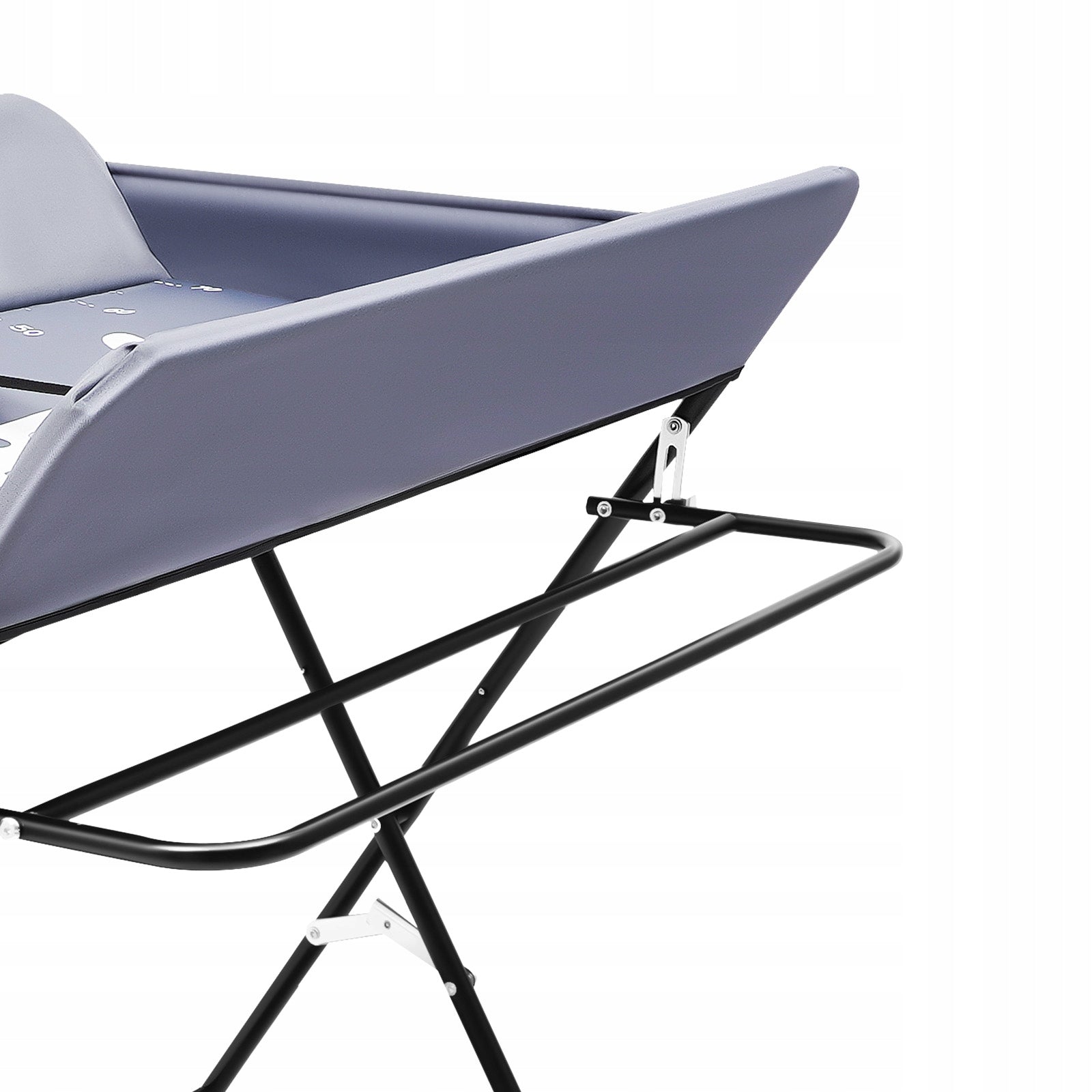 57x80x96cm Tamsiai pilka Sulankstoma pervystymo lentelė naujagimiams