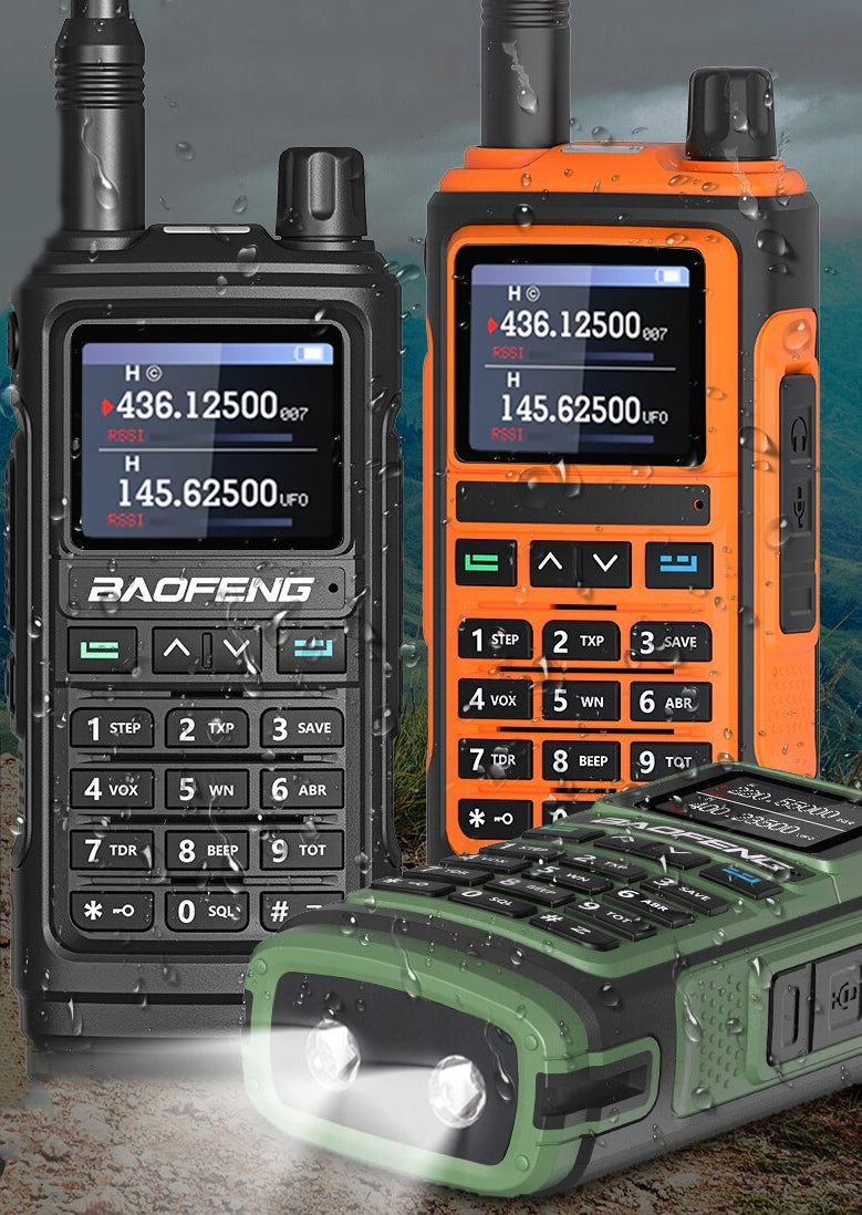 Radijo stotelė Baofeng UV-17E Walkie Talkie PMR VHF UHF USB-C
