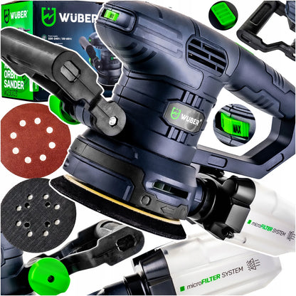 Ekscentrinis šlifuoklis Wuber tinklinis 1300 W 240 V