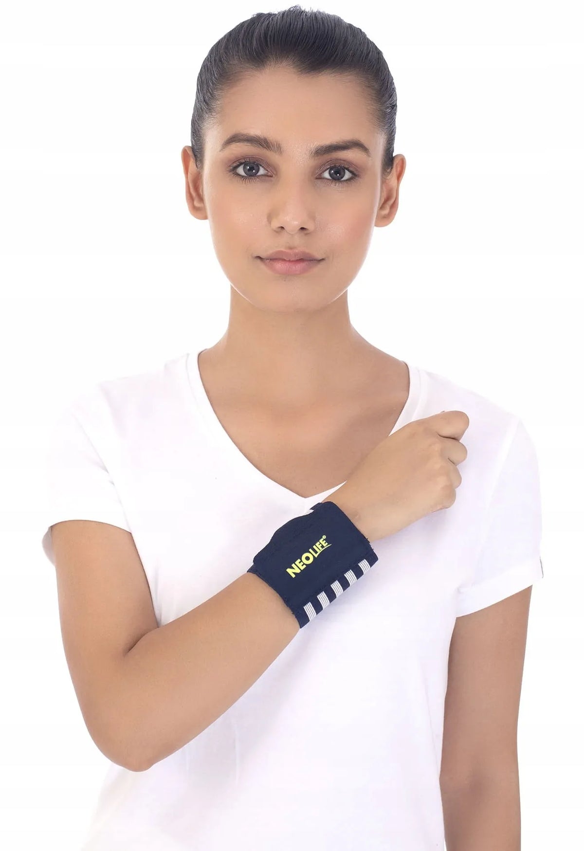 Elastinis neopreninis riešo įtvaras-stabilizatorius, universalus dydis, WS-04