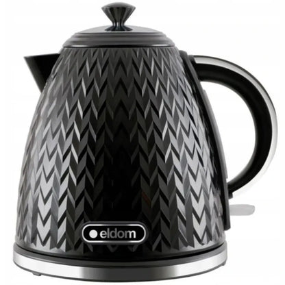 Eldom Nela C265C belaidis elektrinis virdulys, 1,7 l, 2000 W, juodas