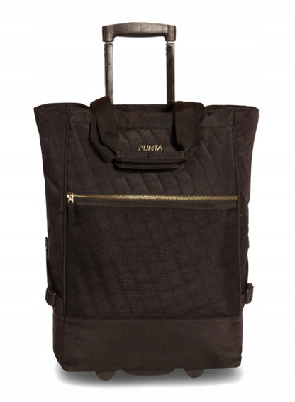 Elegantiškas pirkinių vežimėlis „Punta Wheel Classy“, 33 l