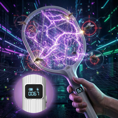 Elektrinė musgaudė nuo uodų ir musių 2-viename su UV LED technologija