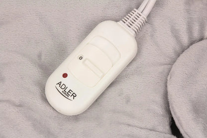 Elektrinė šildymo pagalvė Adler AD 7403 pilka 80W minkšta pėdoms ir rankoms