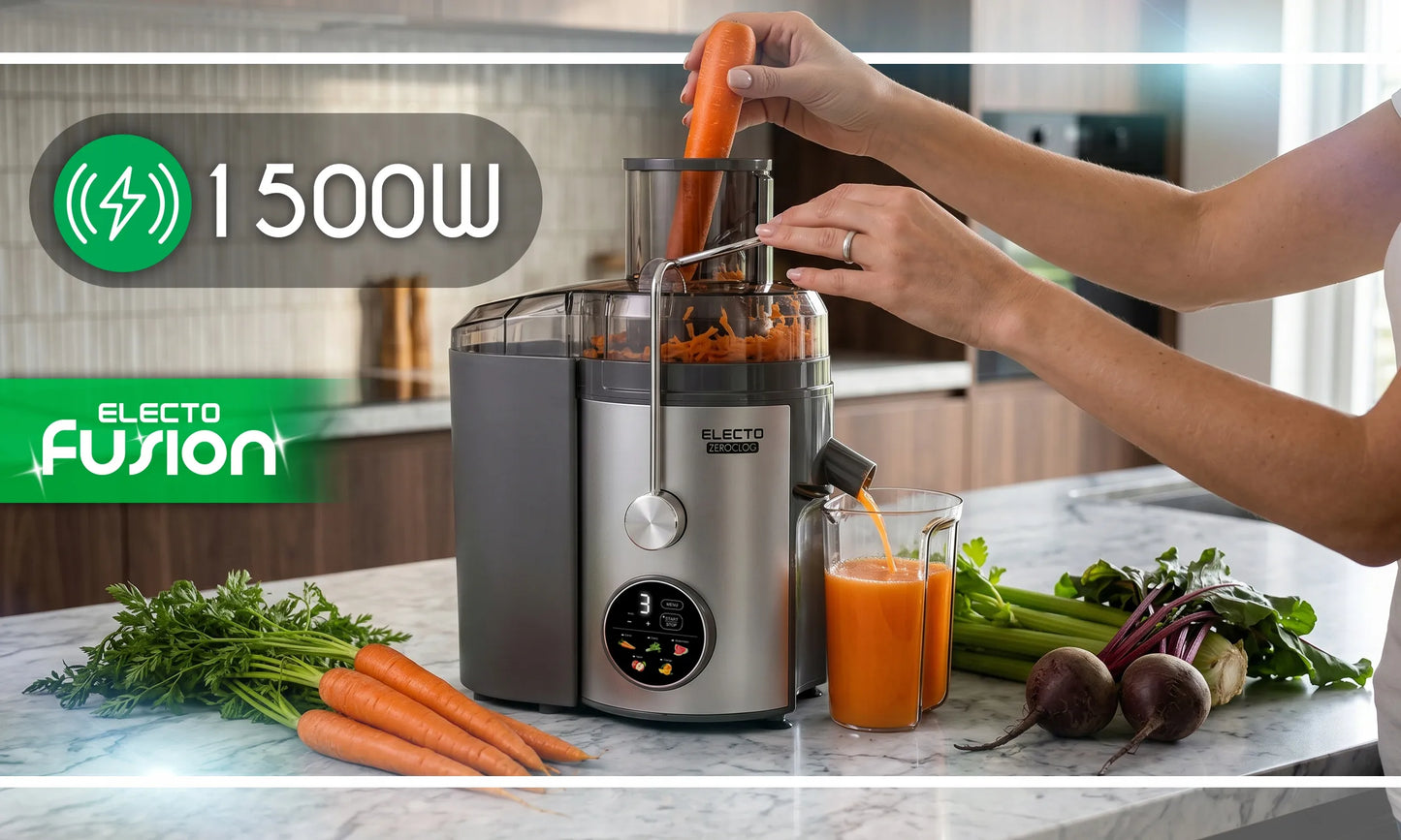 Elektrinė sulčiaspaudė Electo ZeroClog 1500W