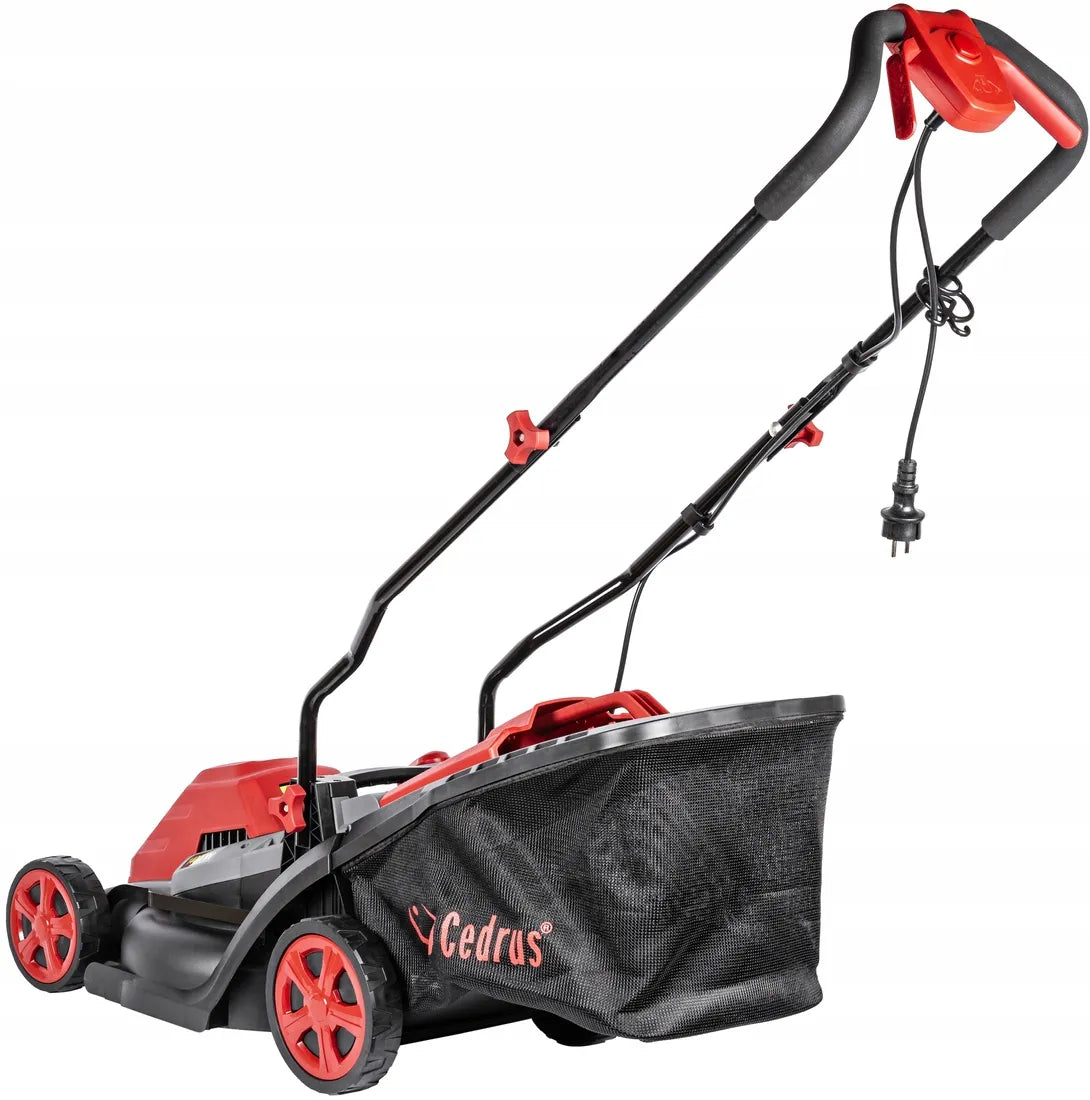 Elektrinė vejapjovė Cedrus KE34 1400W 34 cm su 35 l krepšiu