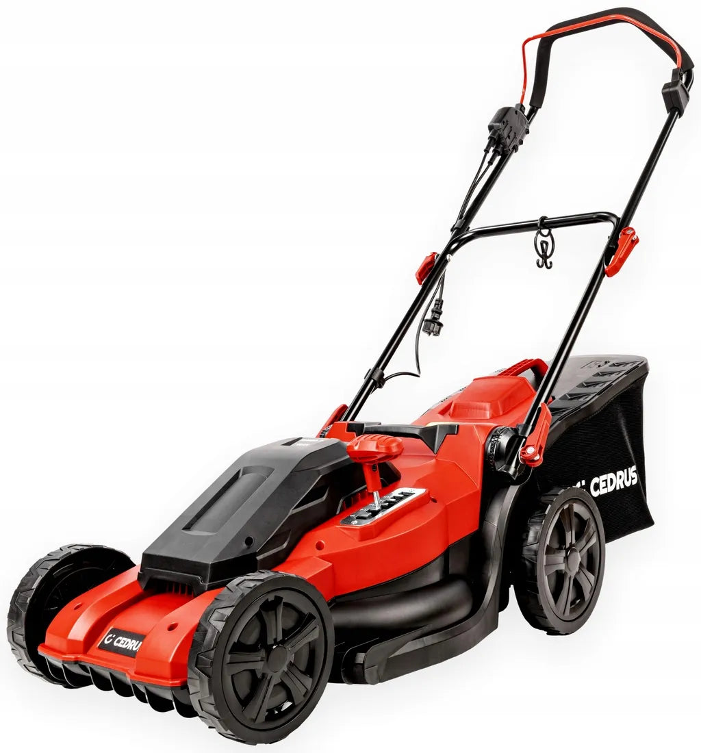 Elektrinė žoliapjovė Cedrus KE40 1800W, 40cm, krepšys 45L, galinga ir tvirta