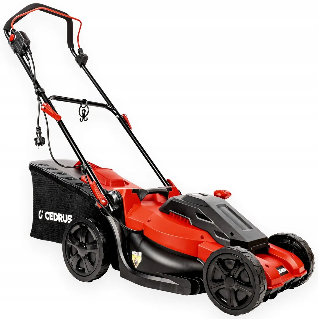 Elektrinė žoliapjovė Cedrus KE40 1800W, 40cm, krepšys 45L, galinga ir tvirta
