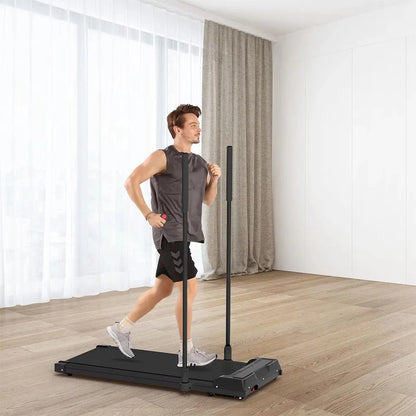 Elektrinis bėgimo takelis NORDIC WALKING skirtas vaikščiojimui ir bėgimui namuose 1-6 km/h LED