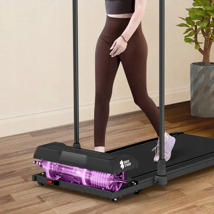 Elektrinis bėgimo takelis NORDIC WALKING skirtas vaikščiojimui ir bėgimui namuose 1-6 km/h LED