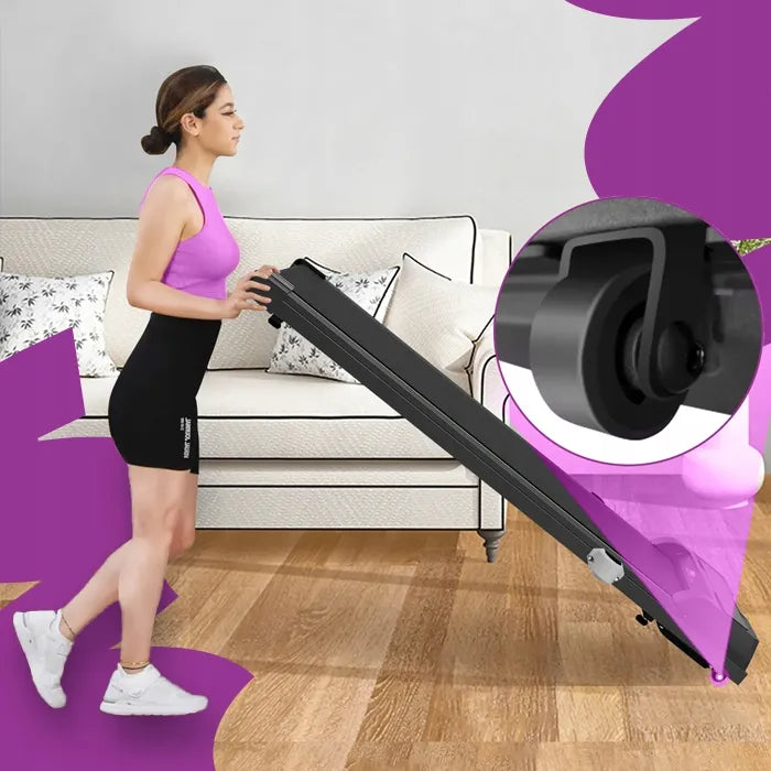 Elektrinis bėgimo takelis NORDIC WALKING skirtas vaikščiojimui ir bėgimui namuose 1-6 km/h LED