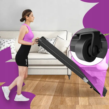 Elektrinis bėgimo takelis NORDIC WALKING skirtas vaikščiojimui ir bėgimui namuose 1-6 km/h LED