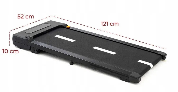 Elektrinis bėgimo takelis Runpad N2 PRO, skirtas namams, po lova/stalu, plonas, 6 km/h