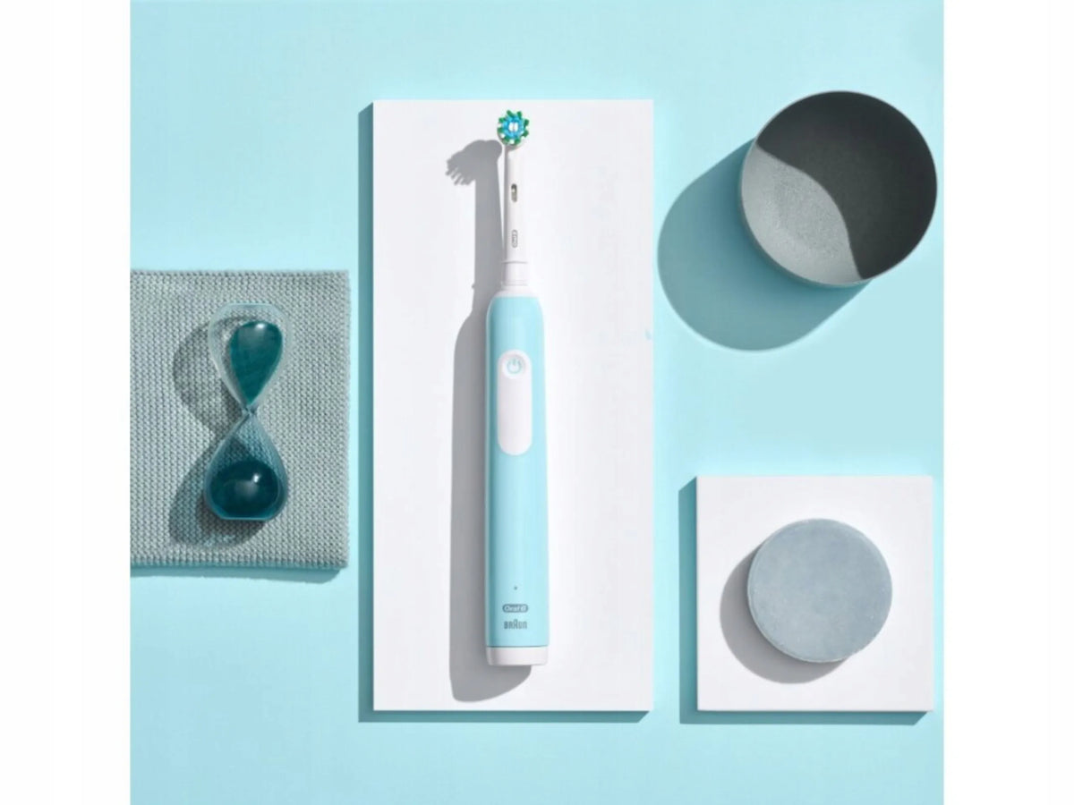 Elektrinis dantų šepetėlis Oral-B Pro Series 1, mėlynas