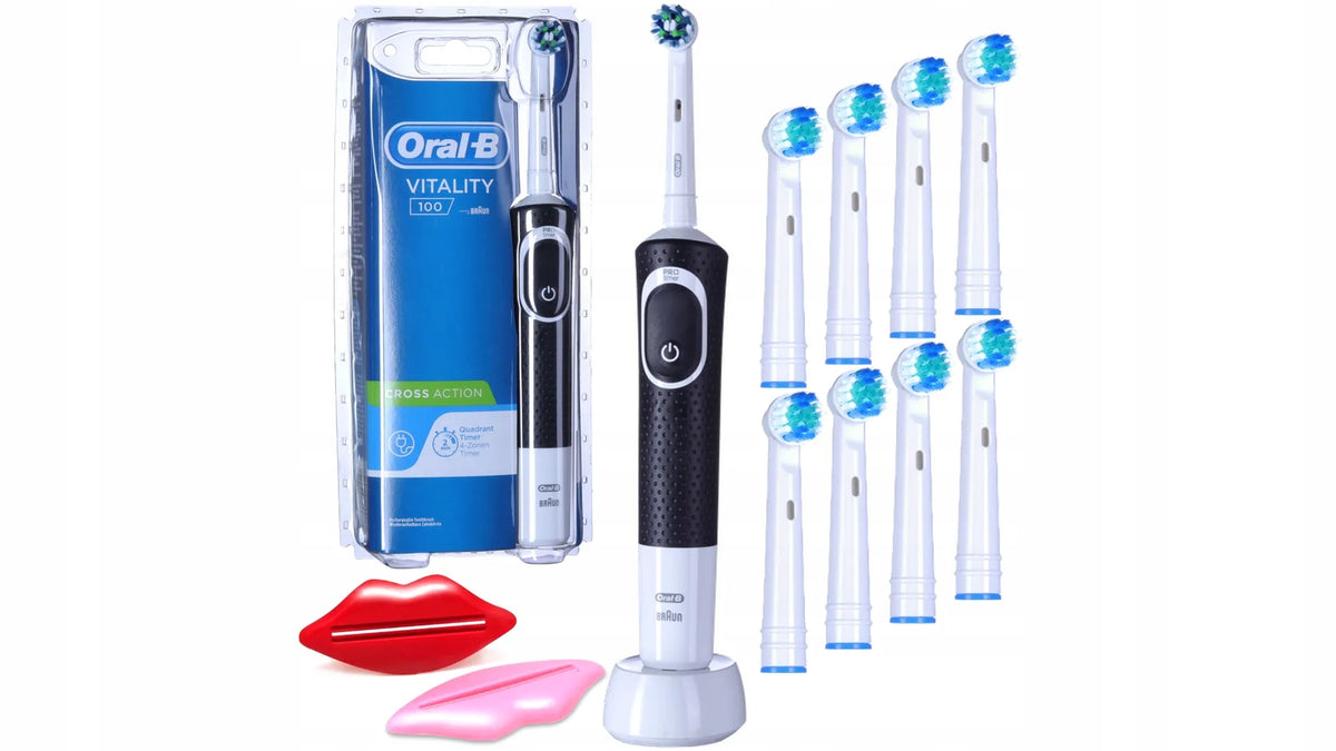 Elektrinis dantų šepetėlis Oral-B Vitality 100, rinkinys