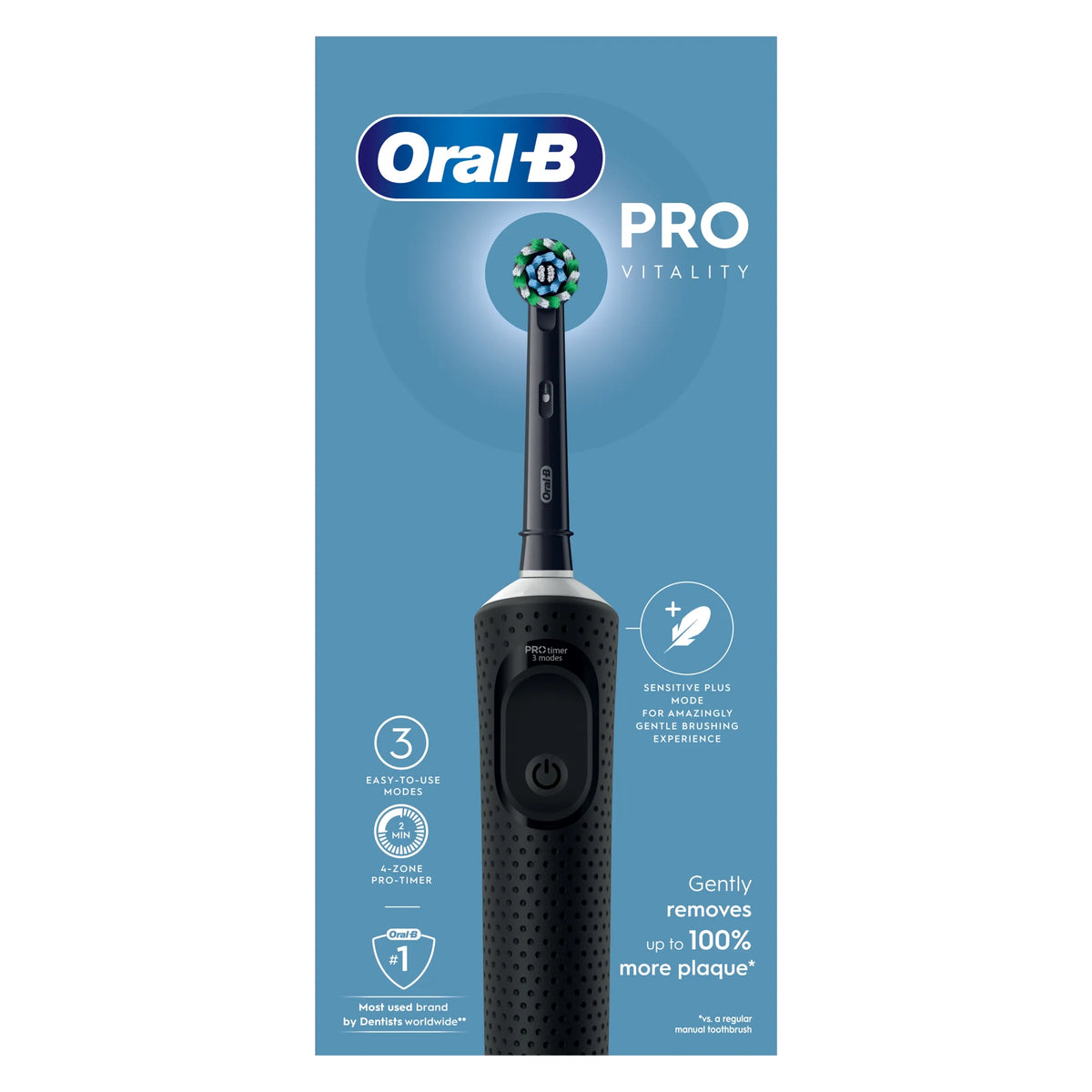Elektrinis dantų šepetėlis „Oral-B Vitality Pro D103 Box Black“