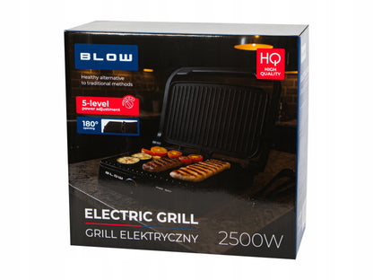 Elektrinis grilis BLOW Master Grill Duo, 2500W, panini skrudintuvas, atlenkiamas 180°