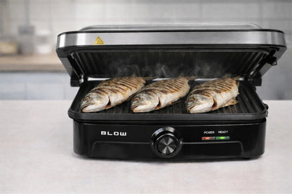 Elektrinis grilis BLOW Master Grill Duo, 2500W, panini skrudintuvas, atlenkiamas 180°