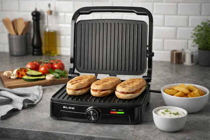 Elektrinis grilis BLOW Master Grill Duo, 2500W, panini skrudintuvas, atlenkiamas 180°