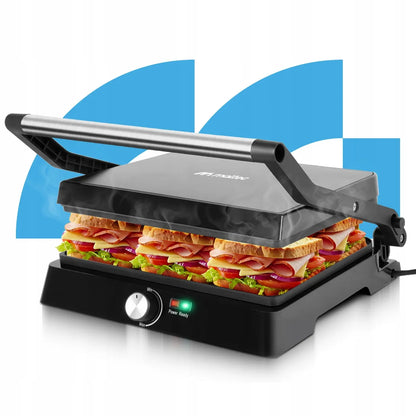 Elektrinis grilis Maltec SM3000W-PRO, sumuštinių keptuvė, panini, 2200W