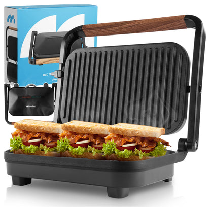 Elektrinis grilis „Maltec“ sumuštinių keptuvė „Panini“ skrudintuvas 1500W