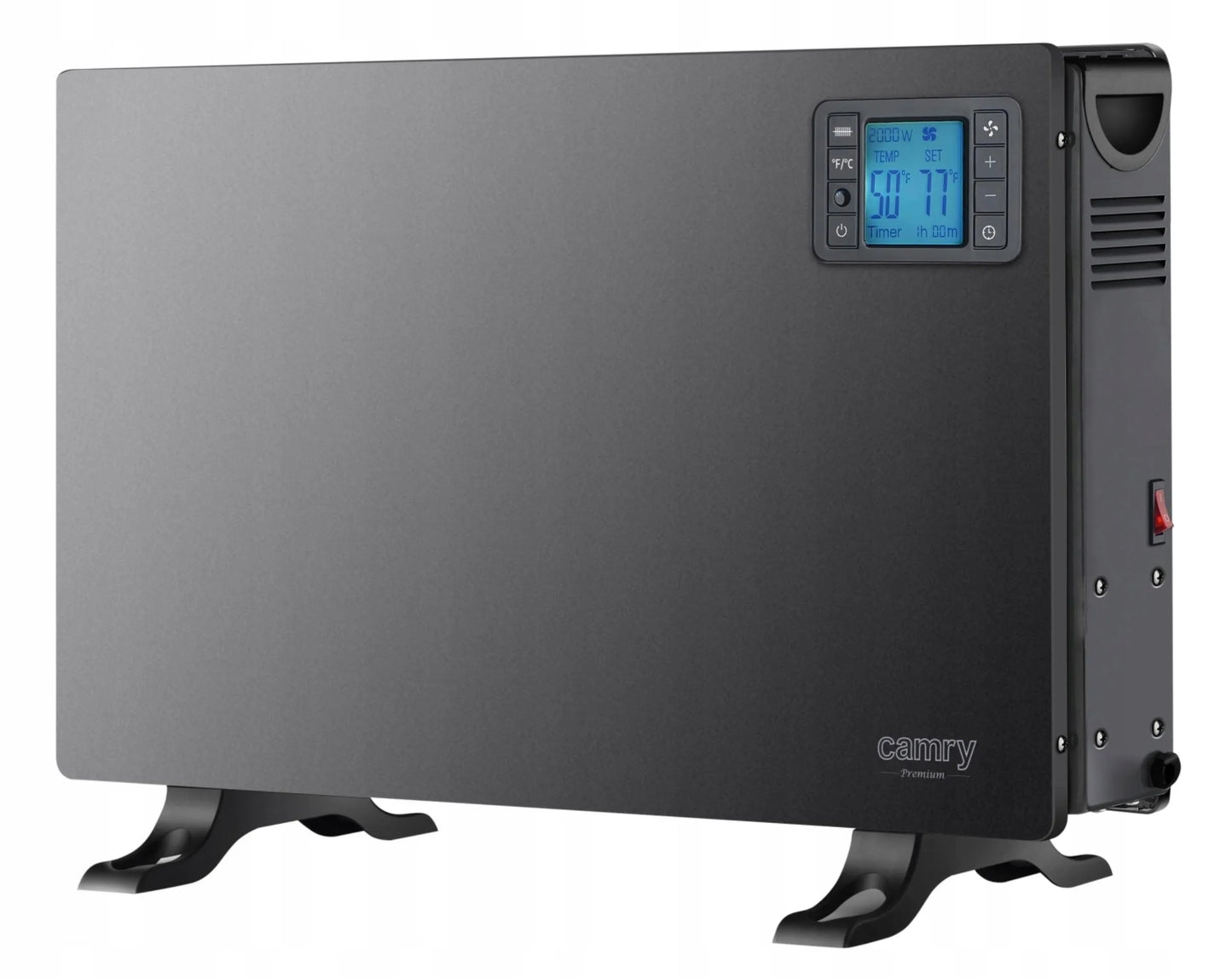Elektrinis konvektorius Camry 2000W su nuotolinio valdymo pulteliu ir termostatu