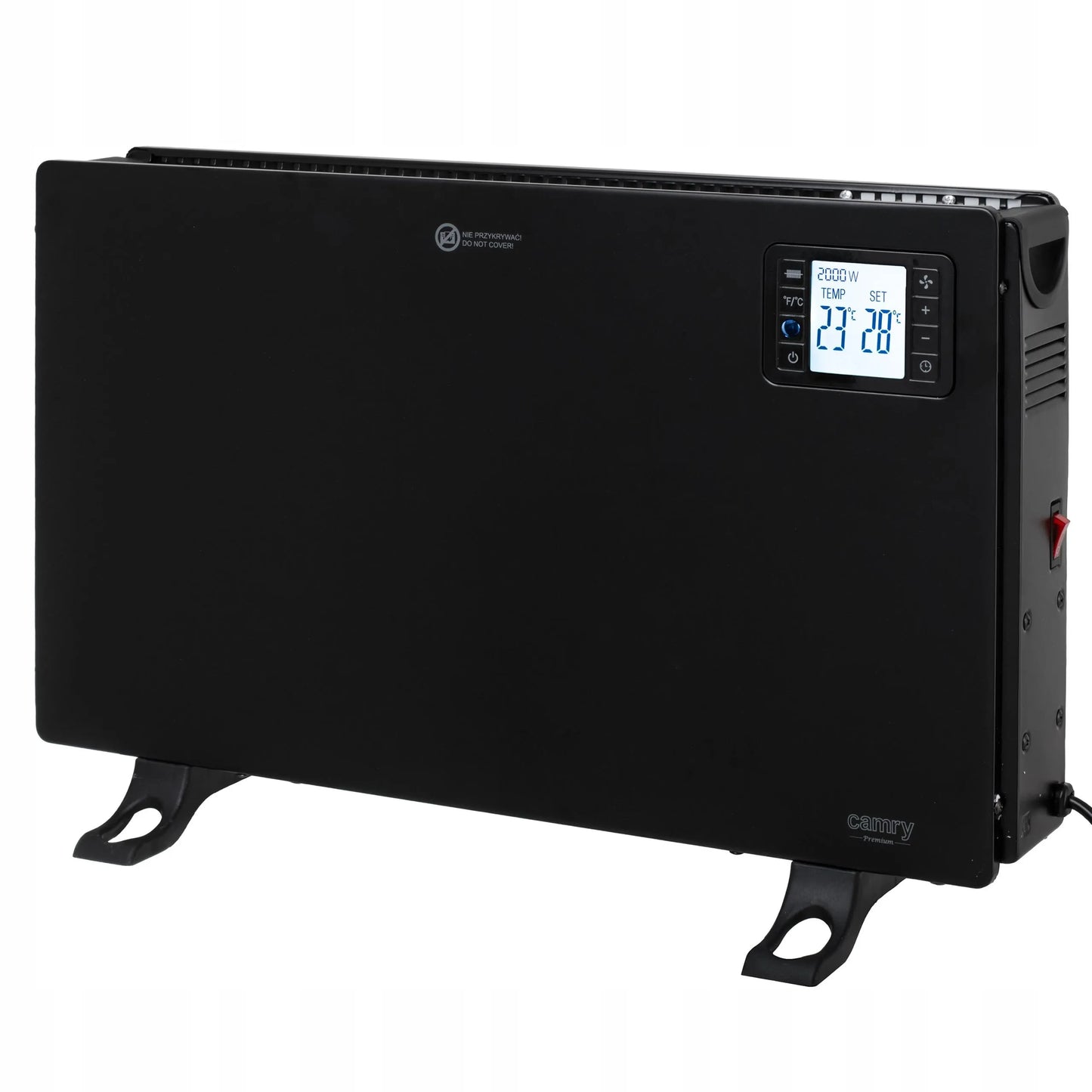 Elektrinis konvektorius Camry 2000W su nuotolinio valdymo pulteliu ir termostatu
