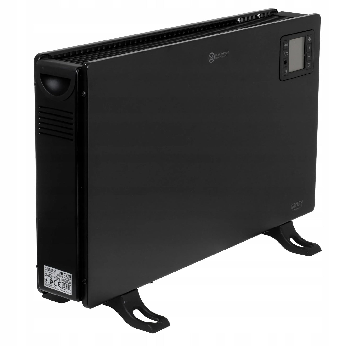 Elektrinis konvektorius Camry 2000W su nuotolinio valdymo pulteliu ir termostatu