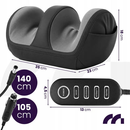 Elektrinis pėdų masažuoklis MalTec FootPulse black su šildymu ir Shiatsu funkcija