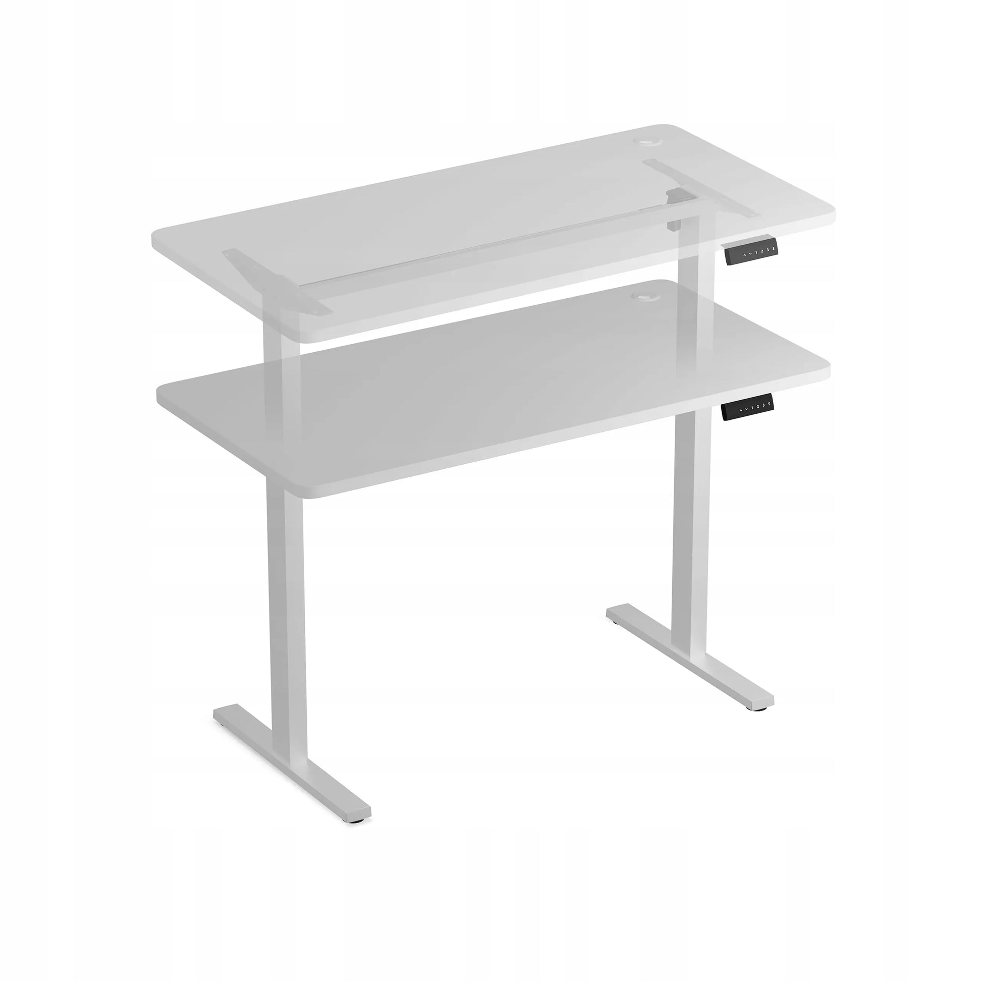 Elektrinis reguliuojamas stalas Control 120/60 LVNSystem baltas 72-114 cm